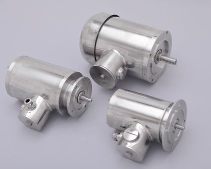 Stainless Steel Electric Motors | IP69K | 304 & 316L